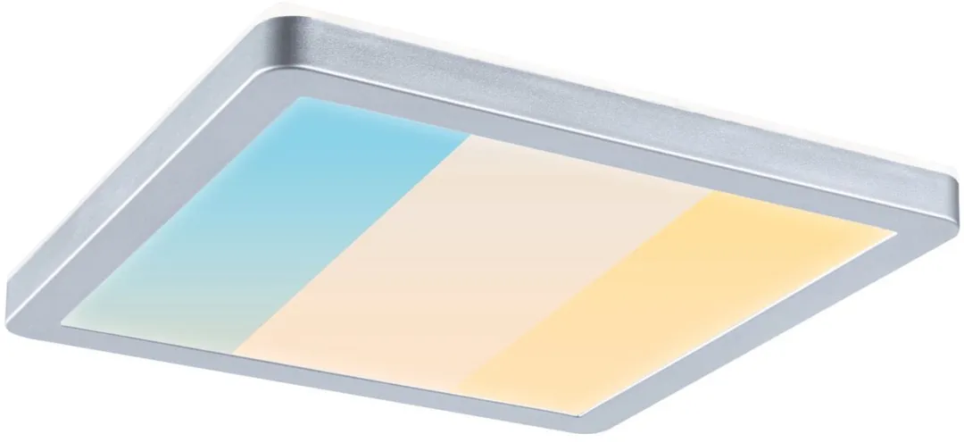 Paulmann Atria Shine LED-paneel 8W 1160lm 3000-6500K - Chroom mat