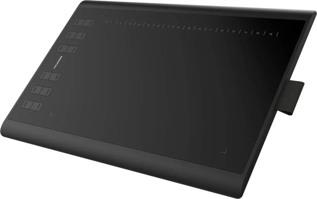 Huion Inspiroy H1060P Tekentablet - Grafische tablet - 5080 LPI - Inclusief penhouder - Zwart