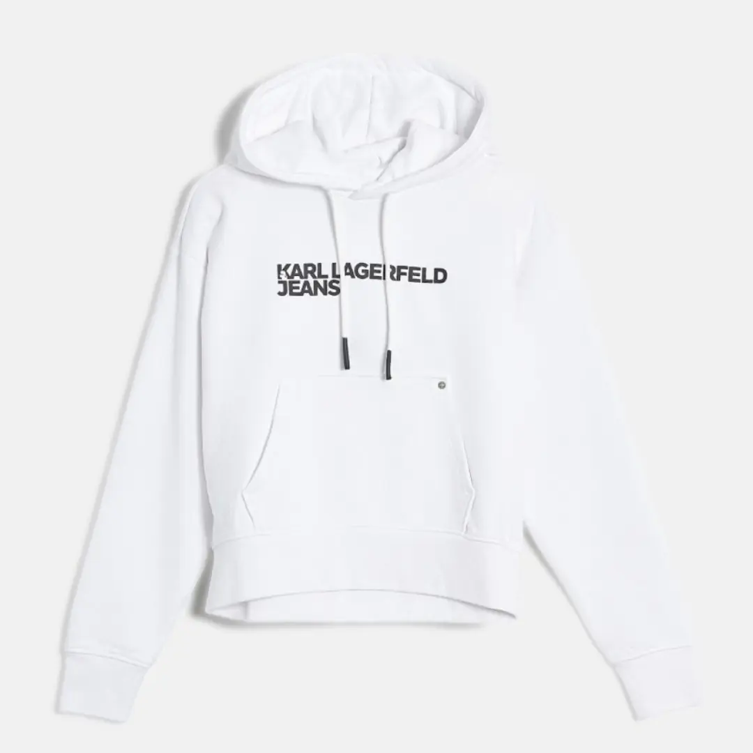 KARL LAGERFELD JEANS A2M20049 KLJ REG LOGO HOODIE Wit L EU