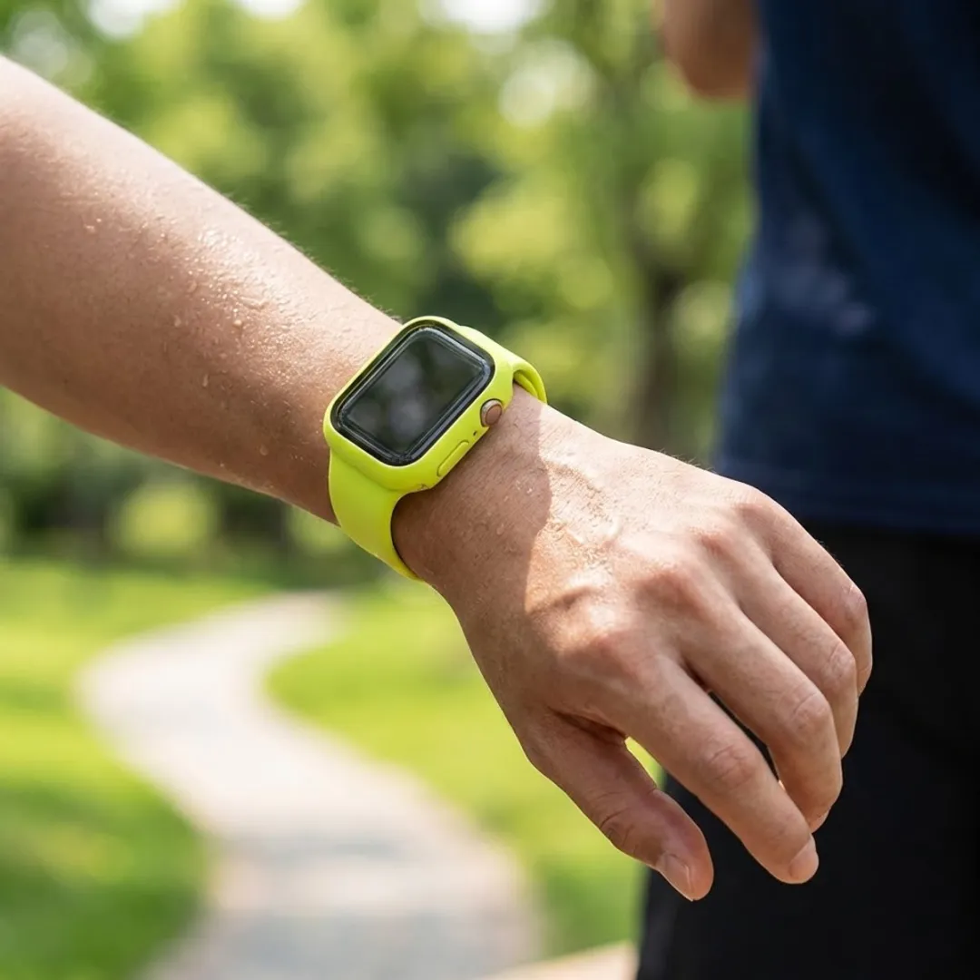 NUVEX Apple Watch 10 46mm Hoes met Glas - 8-delig Meerdere kleuren