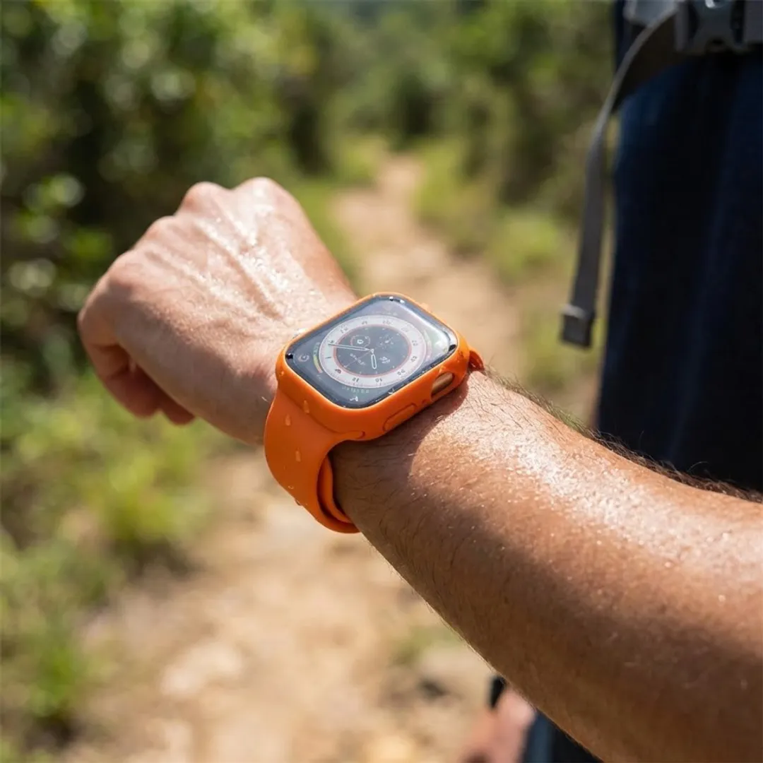 NUVEX Apple Watch 10 46mm Hoes met Glas - 8-delig Meerdere kleuren