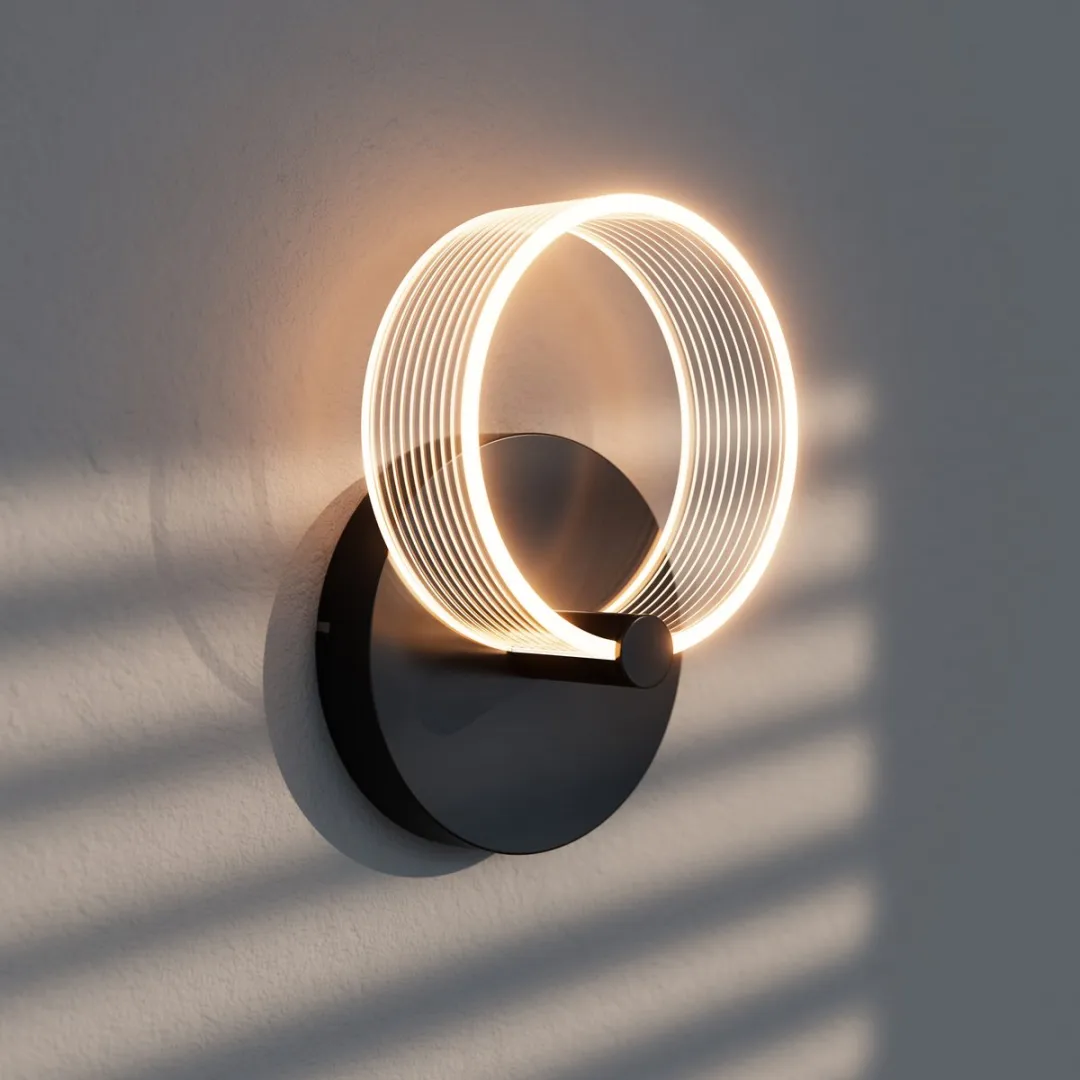Osram Decor Circle Wandlamp 8W - Zwart