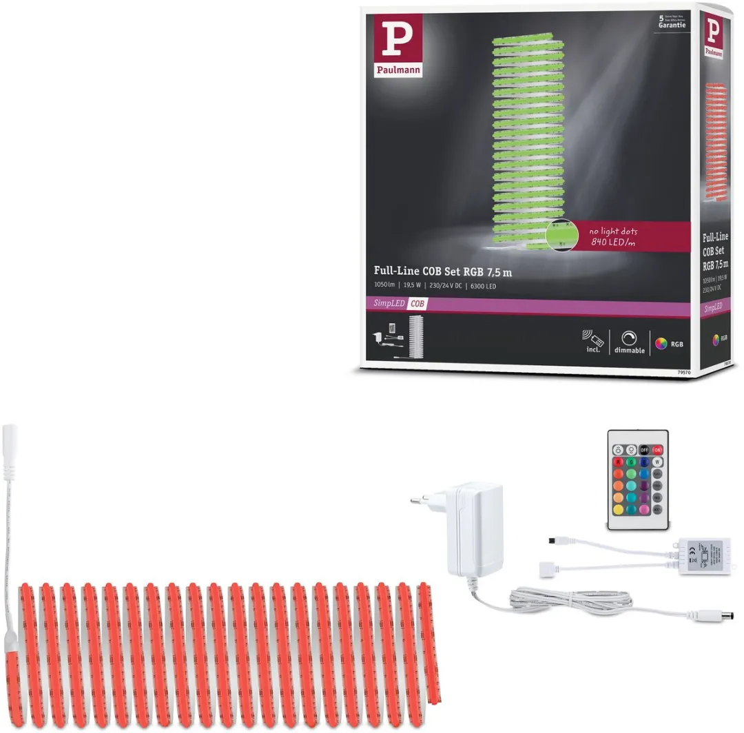 Paulmann SimpLED LED Strip Full-Line COB 7,5m RGB