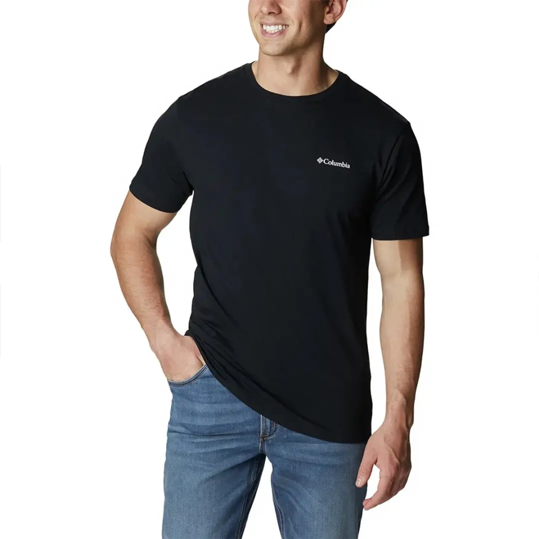 Columbia Barton Springs™ T-shirt Met Korte Mouwen Zwart L Man
