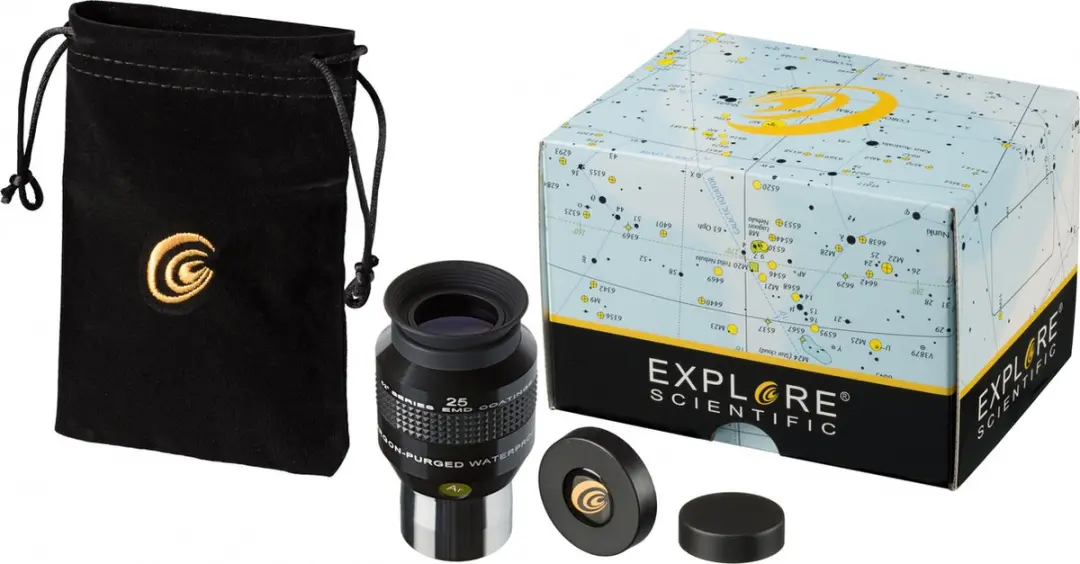 Explore Scientific 52° LER 25mm Oculair - Zwart - afbeelding 2 van 3