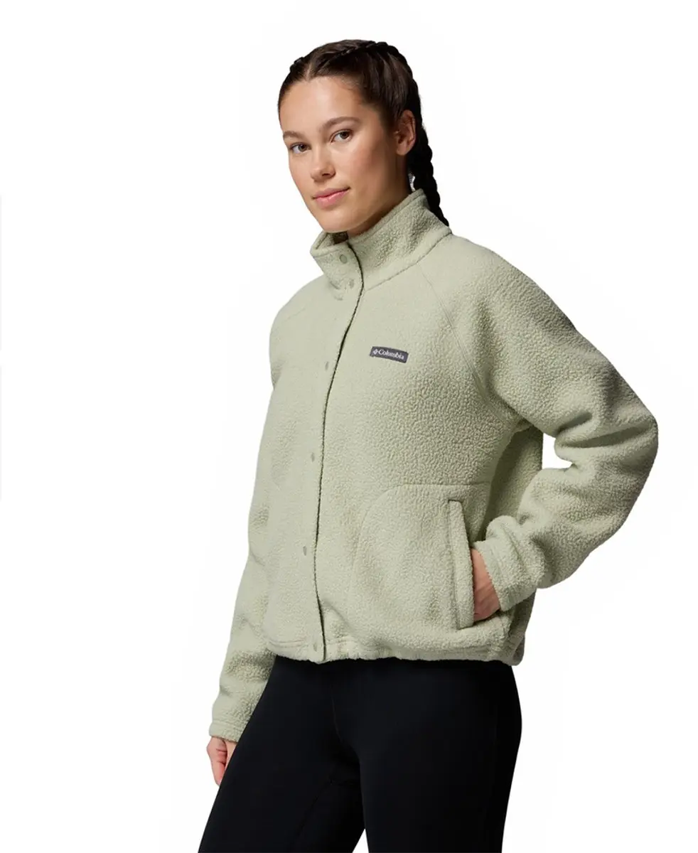 Columbia Jasper Ridge Pebbled Full Snap Fleece Dames - S - afbeelding 4 van 6