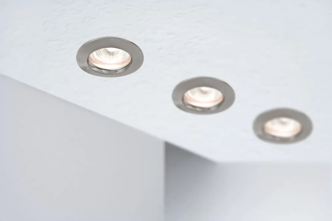 Paulmann Premium LED Inbouwlamp IP44 GU10 50W - Staal geborsteld