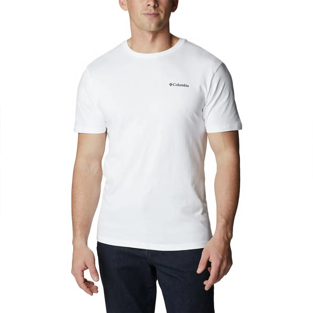 Columbia Barton Springs™ T-shirt Met Korte Mouwen Wit M Man