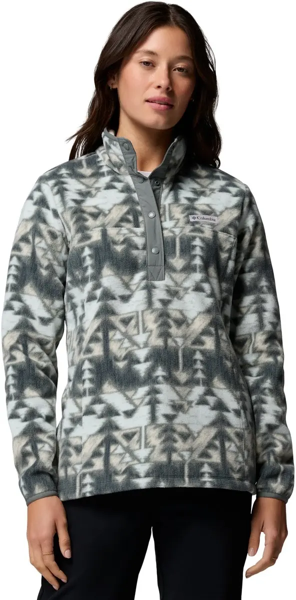 Columbia Benton Springs� Printed 1/2 Snap Dames Outdoortrui