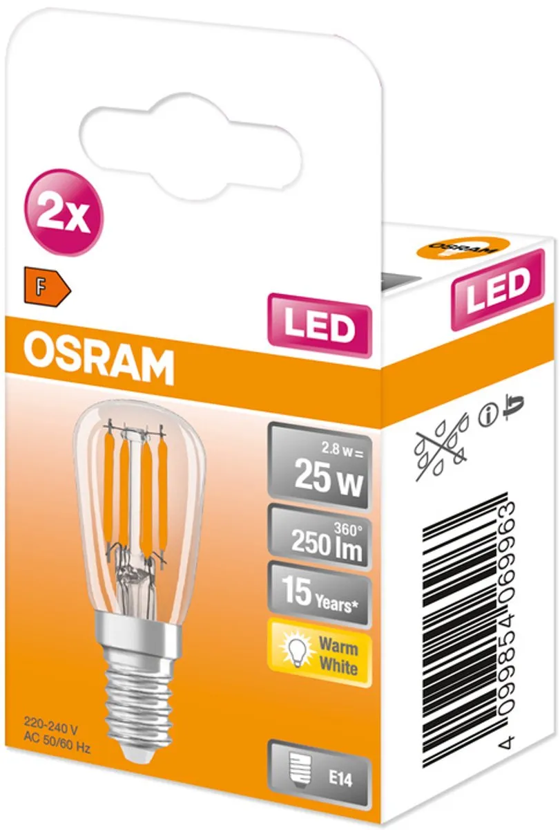 Osram Special T26 LED Lamp 2.8W 250lm - Warm Wit - afbeelding 4 van 6