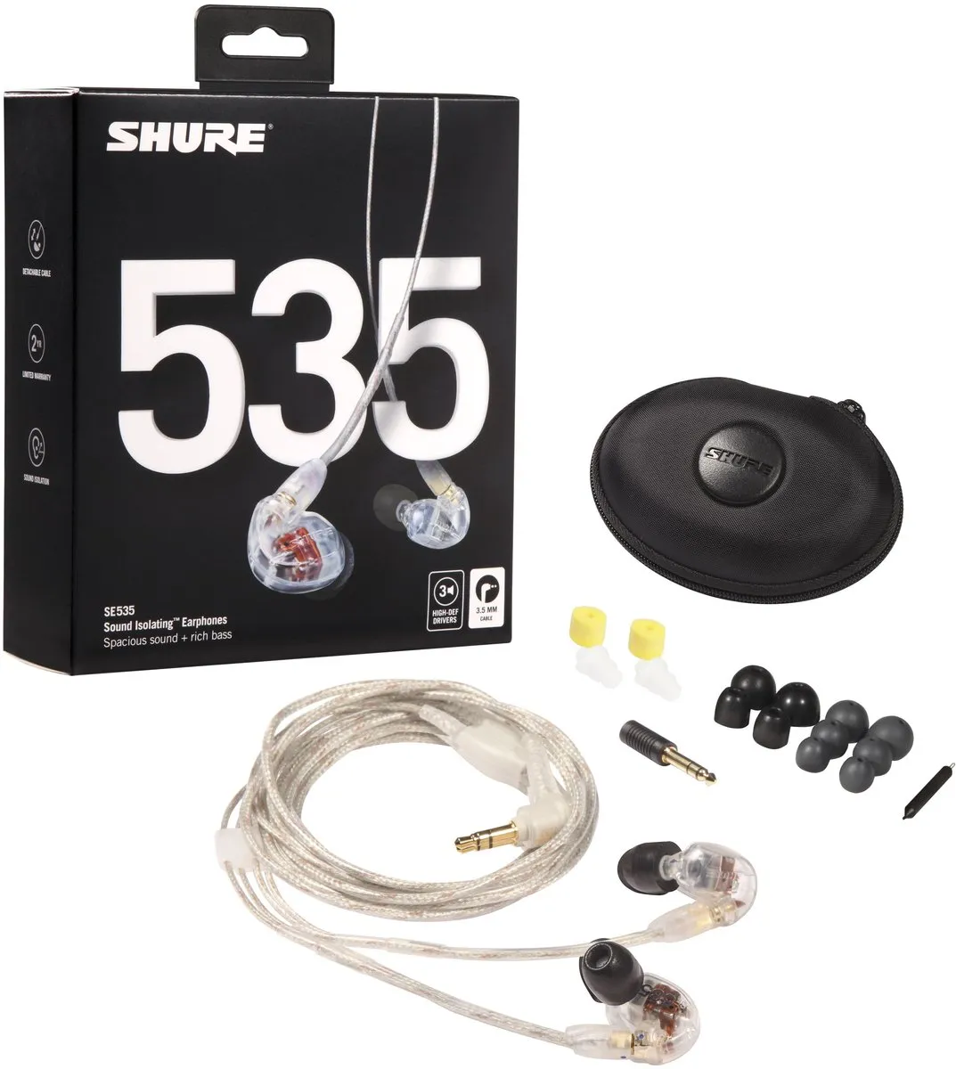 Shure SE535 In-Ear Hoofdtelefoon