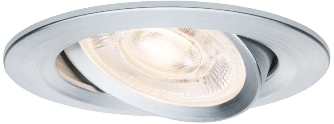 Paulmann Nova GU10 Flat LED-inbouwlamp 3x4,9W 1650lm - Alu gedraaid