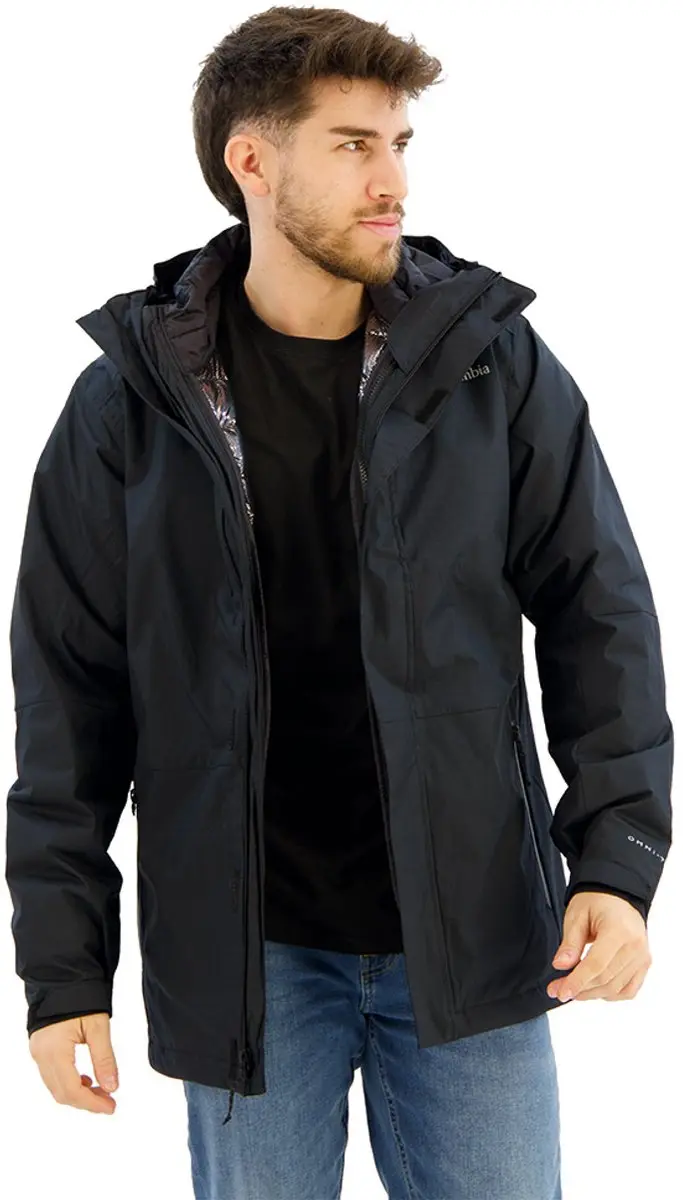 Columbia Point Park Interchange Jacket Winterjas - Zwart L