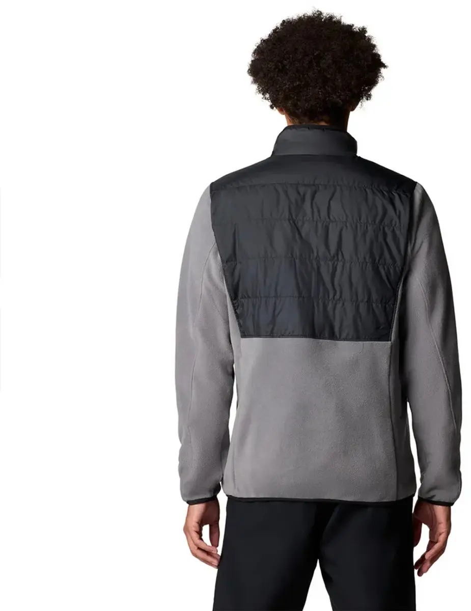 Columbia Basin Butte Full Zip Fleece Heren - City Grey/Black - M - afbeelding 3 van 6