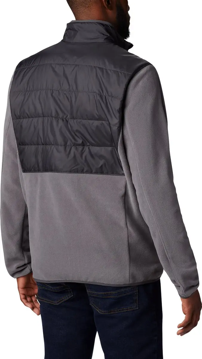 Columbia Basin Butte Full Zip Fleece Heren - City Grey/Black - M - afbeelding 5 van 6