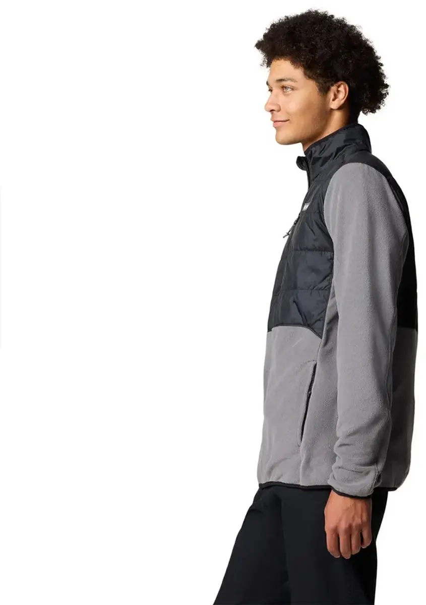 Columbia Basin Butte Full Zip Fleece Heren - City Grey/Black - M - afbeelding 4 van 6
