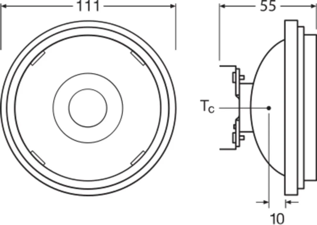 Osram Parathom AR111 G53 LED Spot 11.7W - 12V - Warm Wit