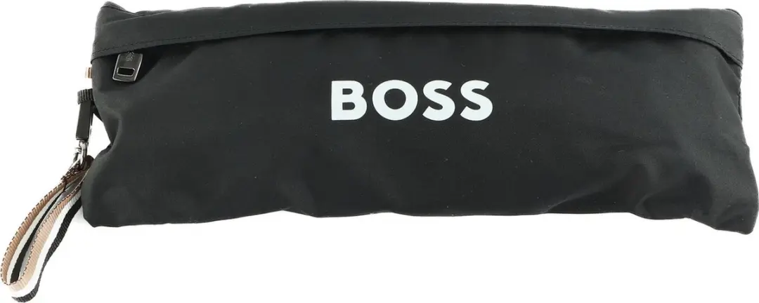 HUGO BOSS Iconic Mini Paraplu - 90cm - Zwart - afbeelding 3 van 6