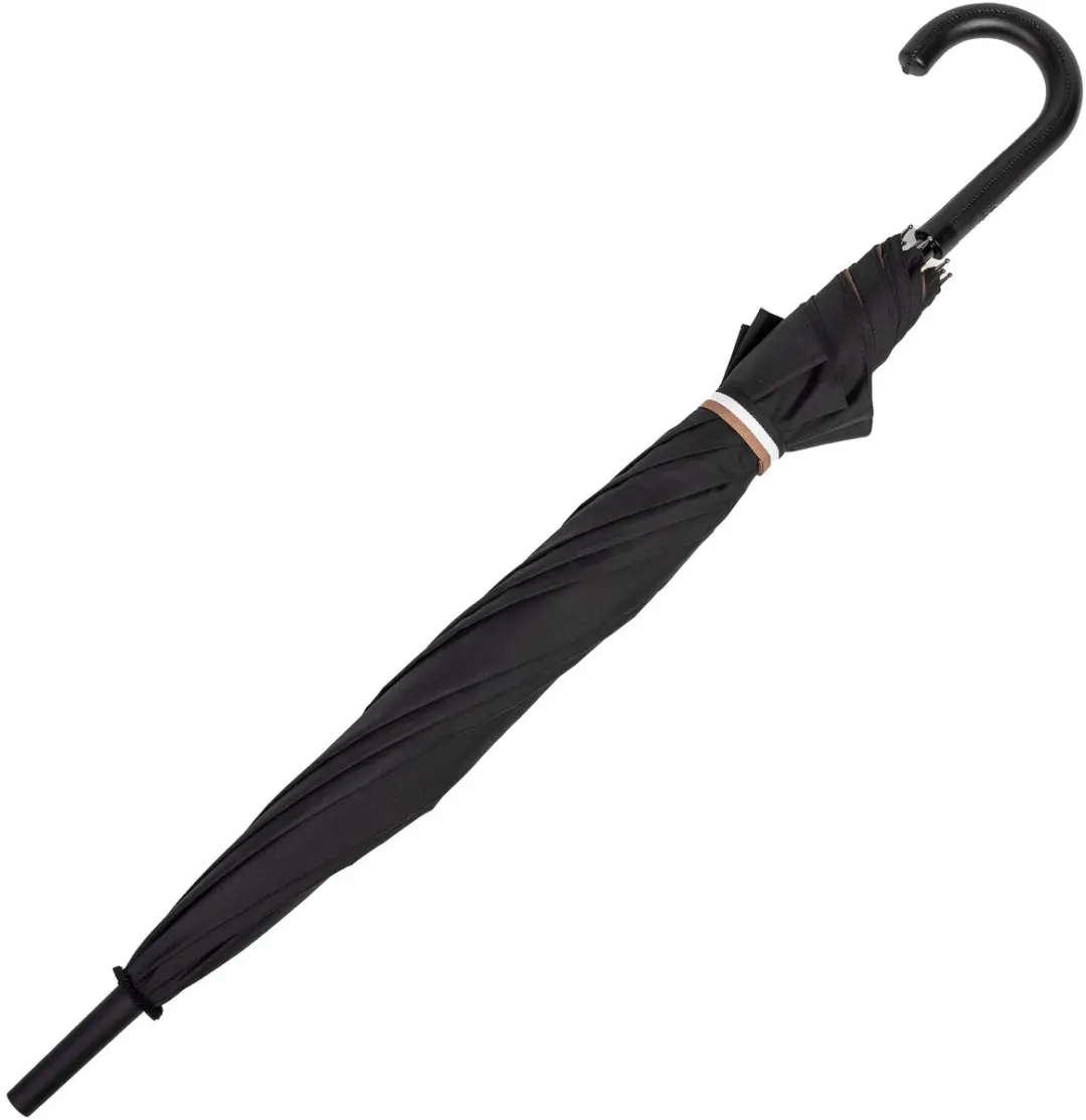 Hugo Boss City Umbrella Paraplu HUN321A - 108cm - Zwart - afbeelding 6 van 6