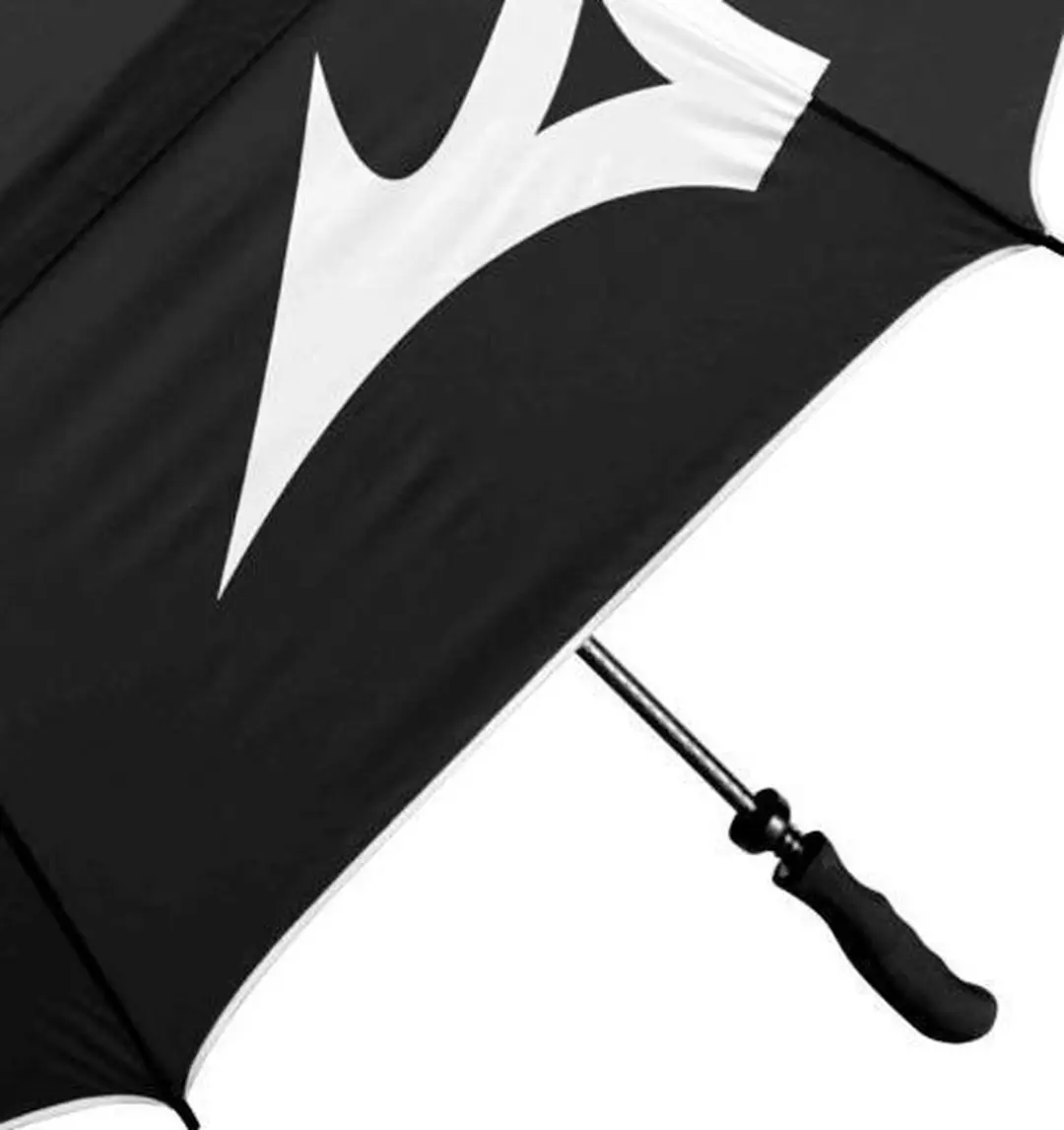 Mizuno Twin Canopy Golfparaplu UMB19P - 55cm - Zwart - afbeelding 6 van 6