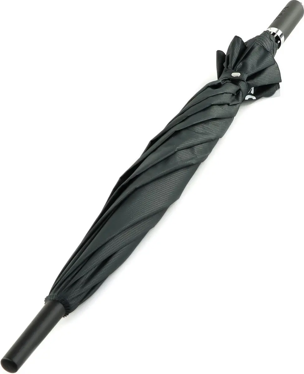 Hugo Boss Loop Umbrella Paraplu - 115cm - Zwart - afbeelding 3 van 6