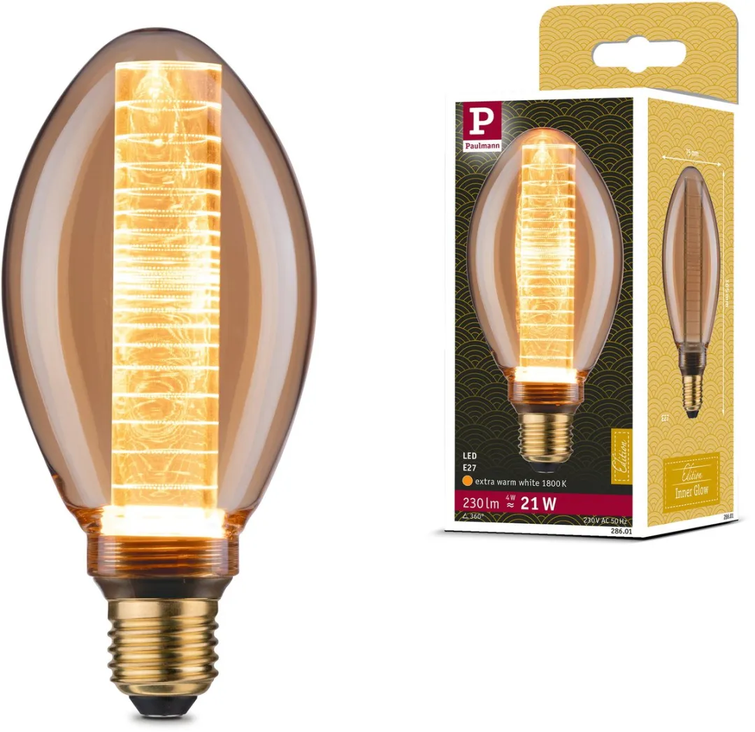 Paulmann Inner Glow Edition LED-gloeilamp E27 4W 230lm Goud