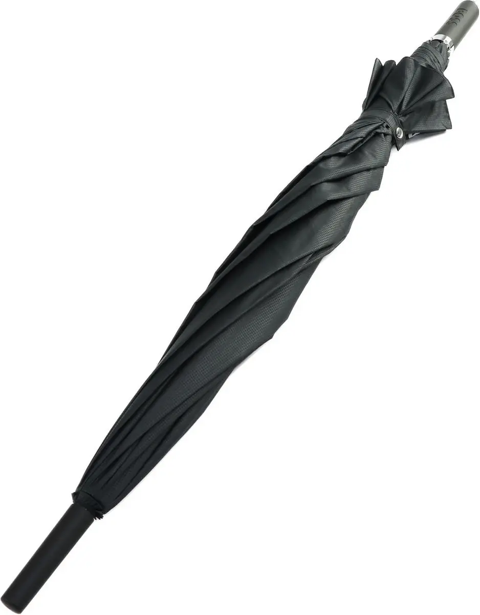 HUGO BOSS Loop Golf Paraplu - 130cm - Zwart - afbeelding 4 van 6