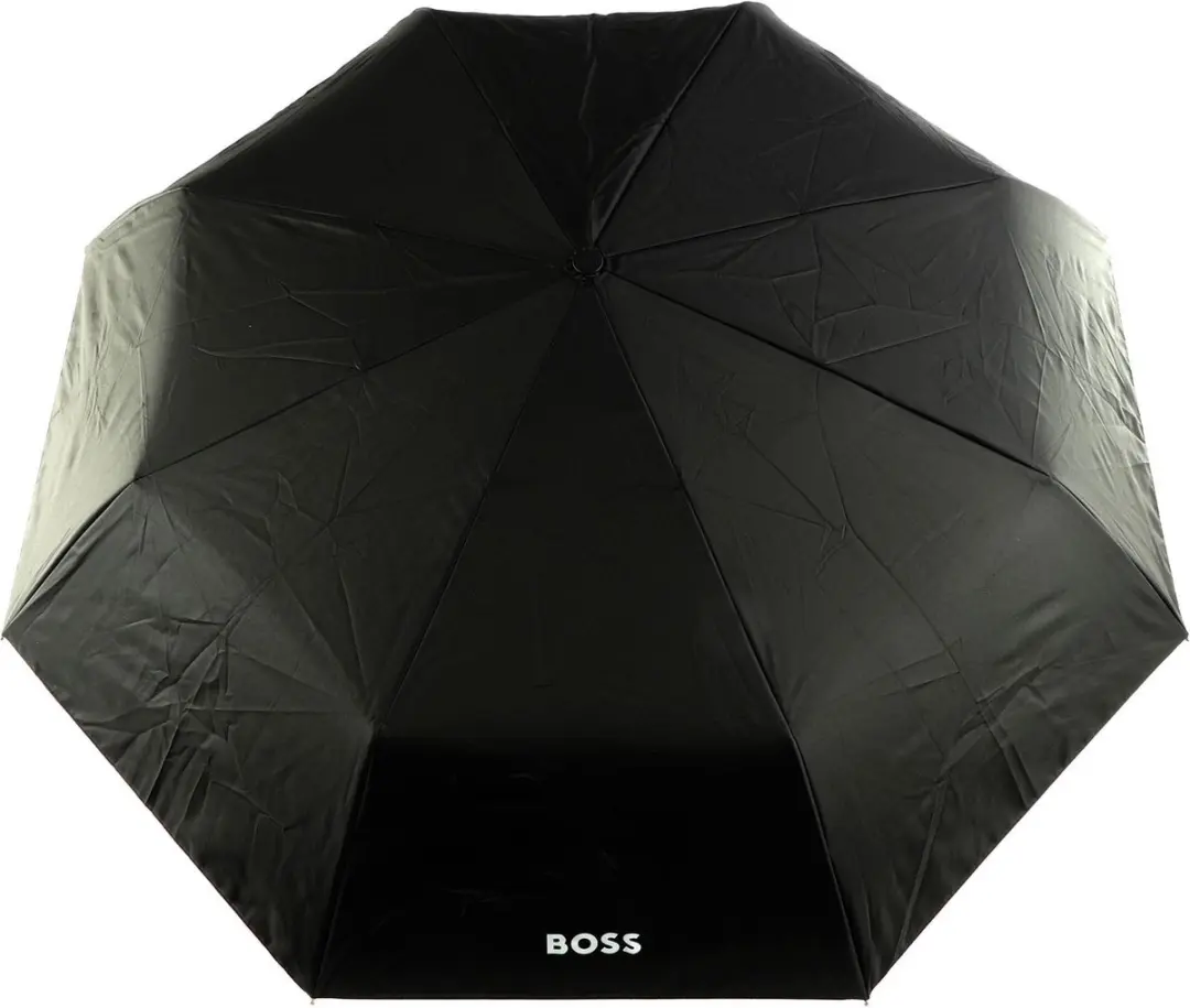 HUGO BOSS Iconic Pocket Paraplu - 95cm - Zwart - afbeelding 2 van 6