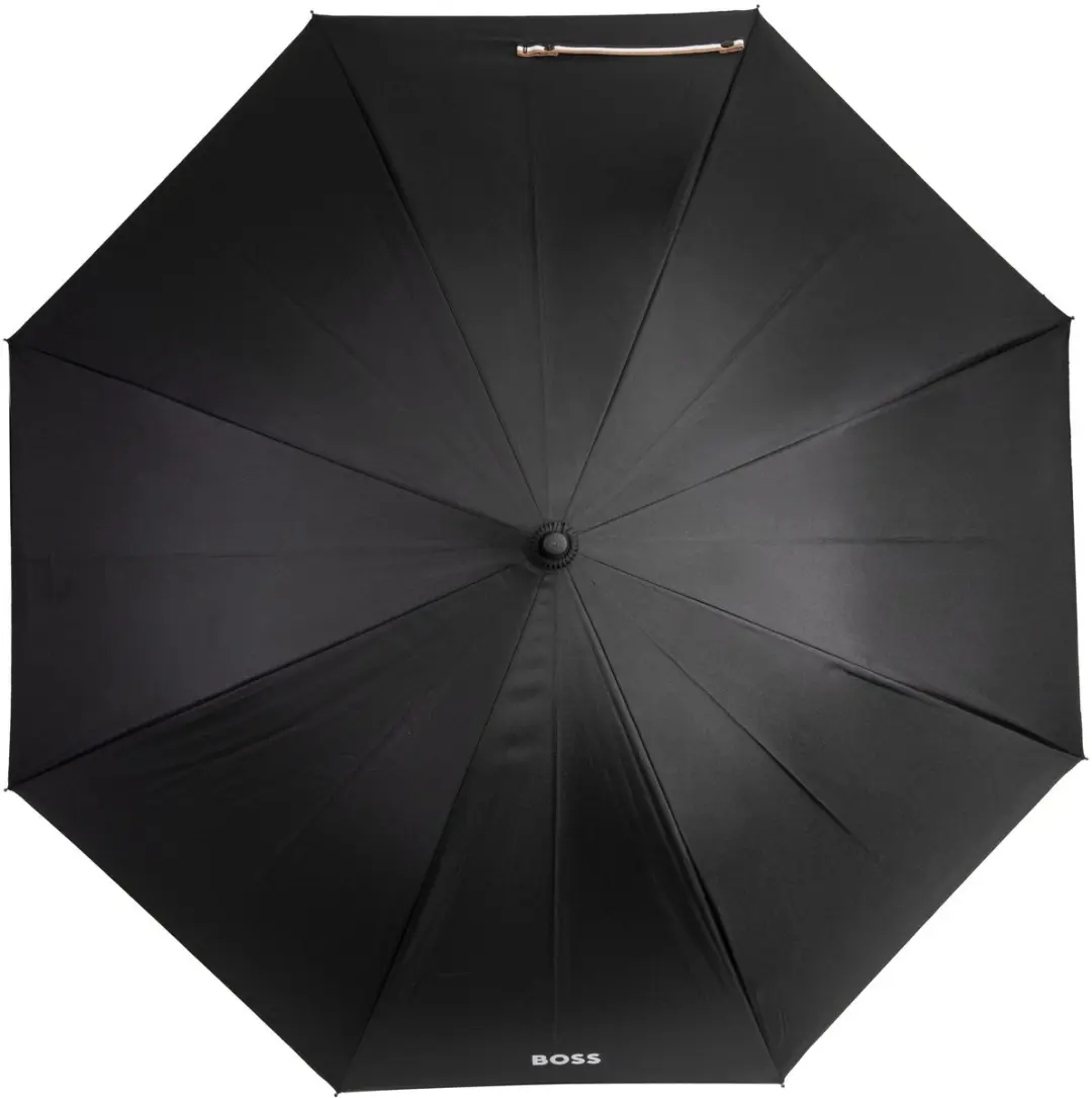 HUGO BOSS Iconic Pocket Paraplu - 95cm - Zwart - afbeelding 5 van 6