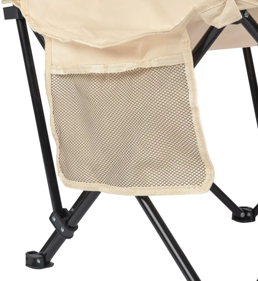VirtuFit Opvouwbare Camping Stoel - Set van 2 - Beige - afbeelding 5 van 6