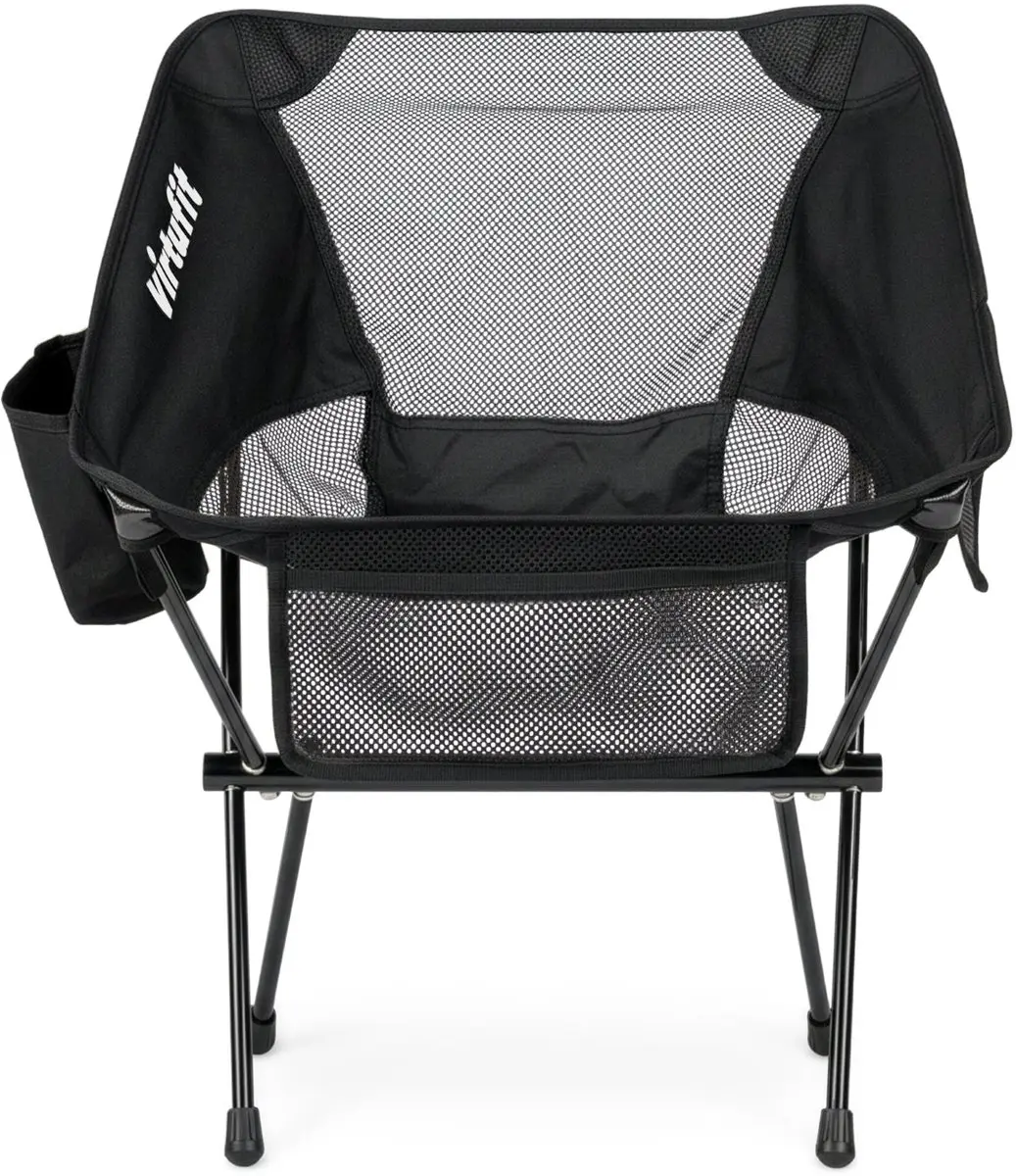 VirtuFit Compacte Campingstoel - Set van 2 - Zwart - afbeelding 5 van 6