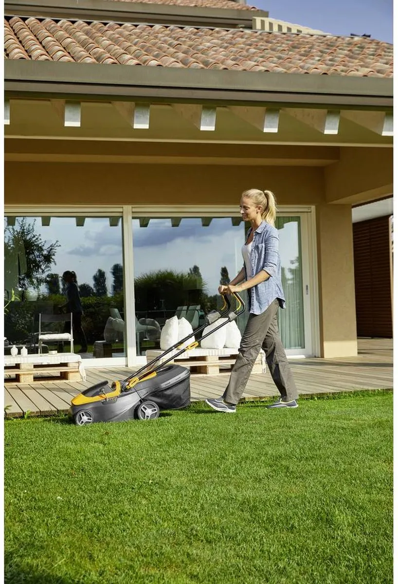 STIGA Collector 136e Grasmaaier Accu Instelbare maaihoogte, Incl. accu, Incl. oplader 20 V Snijbreedte max. 34 cm