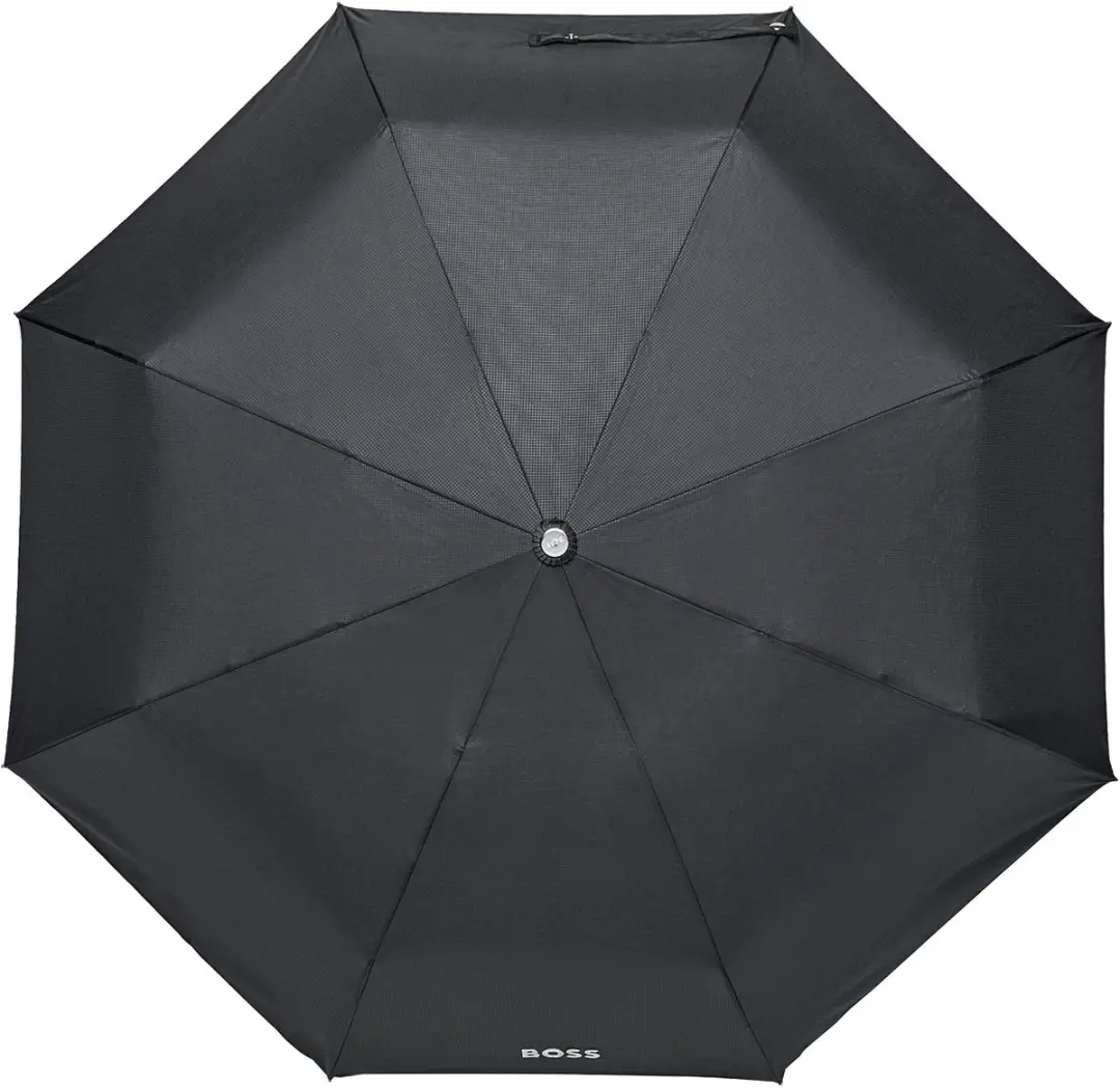 HUGO BOSS Loop Pocket Umbrella Paraplu - 100cm - Zwart - afbeelding 6 van 6