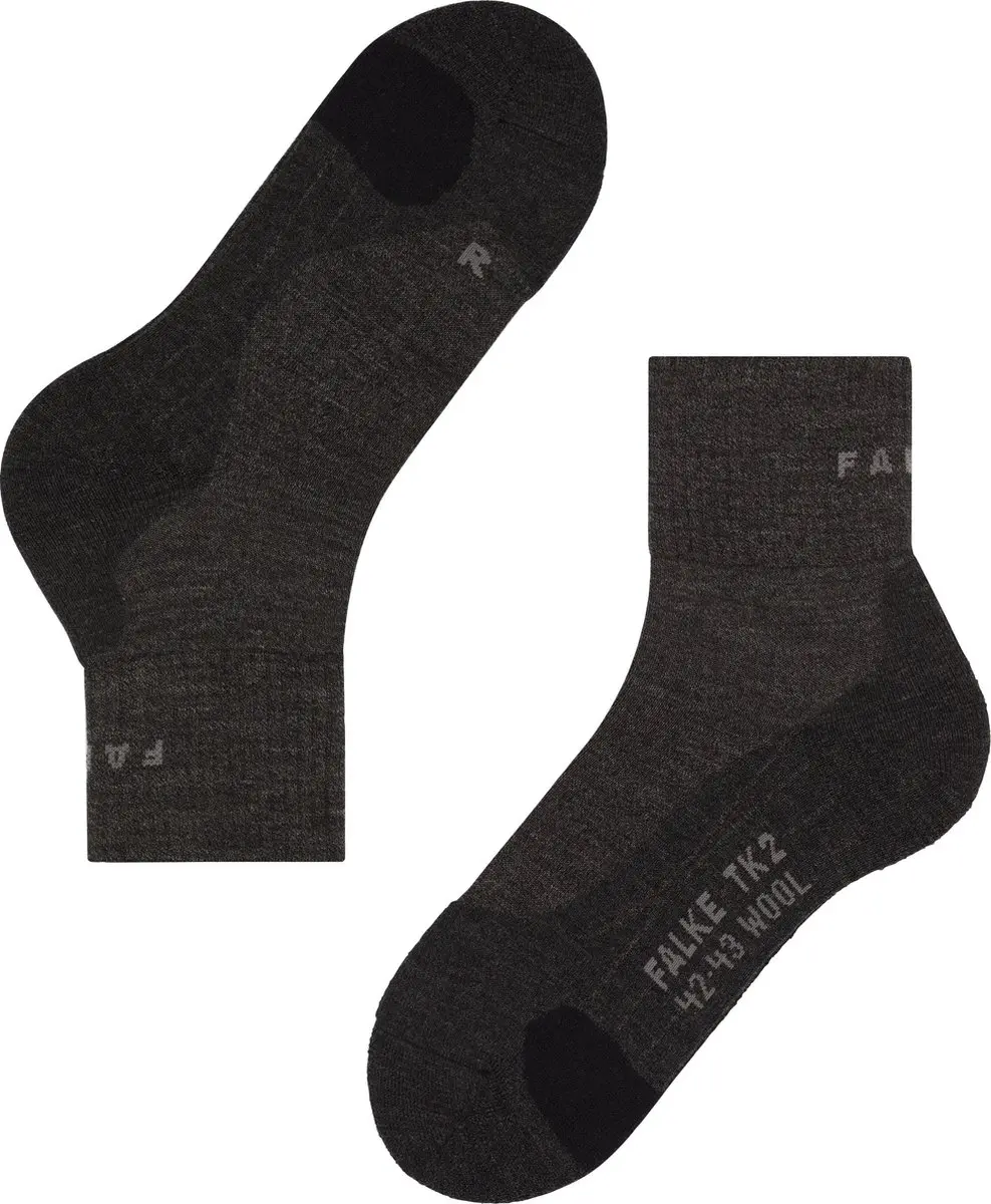 Falke TK2 Wool Short Sokken - Grijs - 44-45 - afbeelding 2 van 6