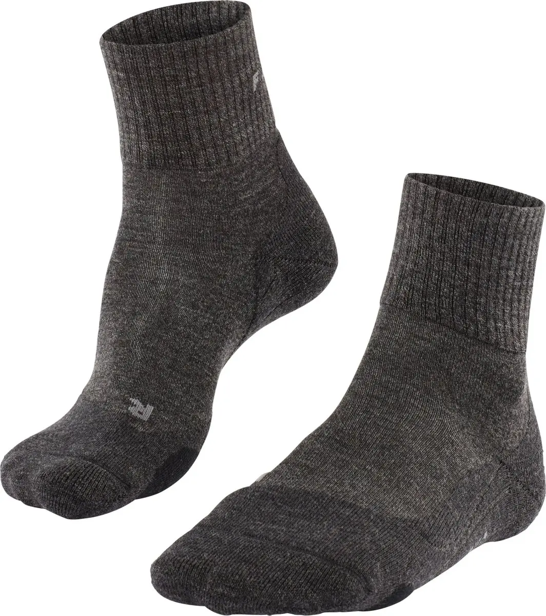 Falke TK2 Wool Short Sokken - Grijs - 44-45