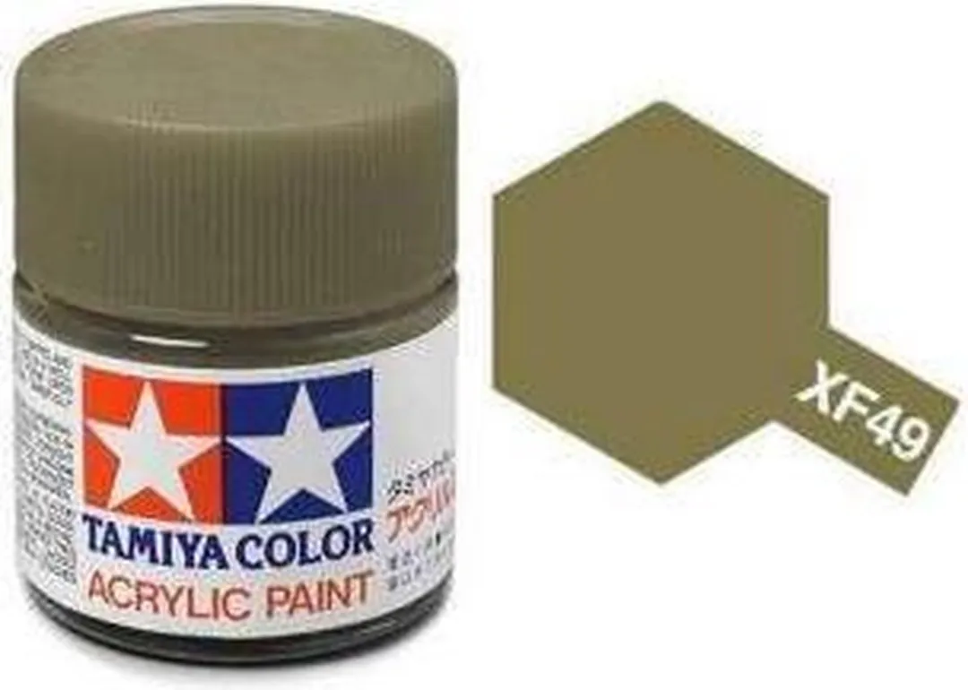 Tamiya XF-49 Khaki Acrylverf 23ml
