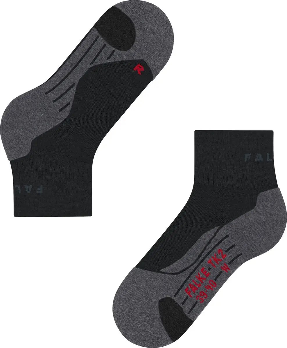 Falke TK2 Explore Short Sokken Heren - Zwart - 44-45 - afbeelding 5 van 6
