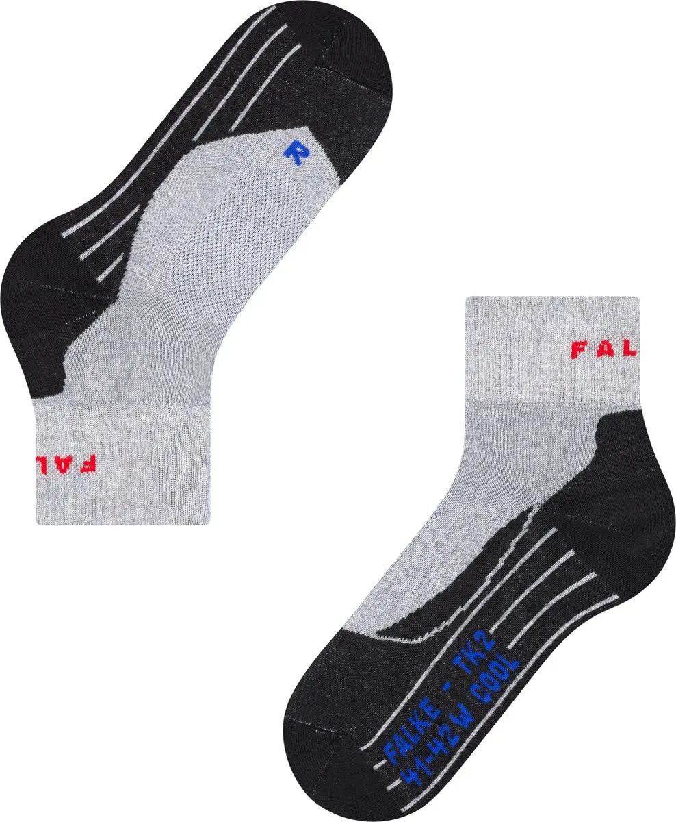 Falke TK2 Explore Cool Short Wandelsokken Dames - Grijs - afbeelding 6 van 6