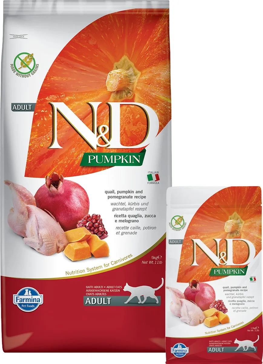 Farmina N&D Pumpkin Adult Kattenvoer - Kalkoen 1,5 kg