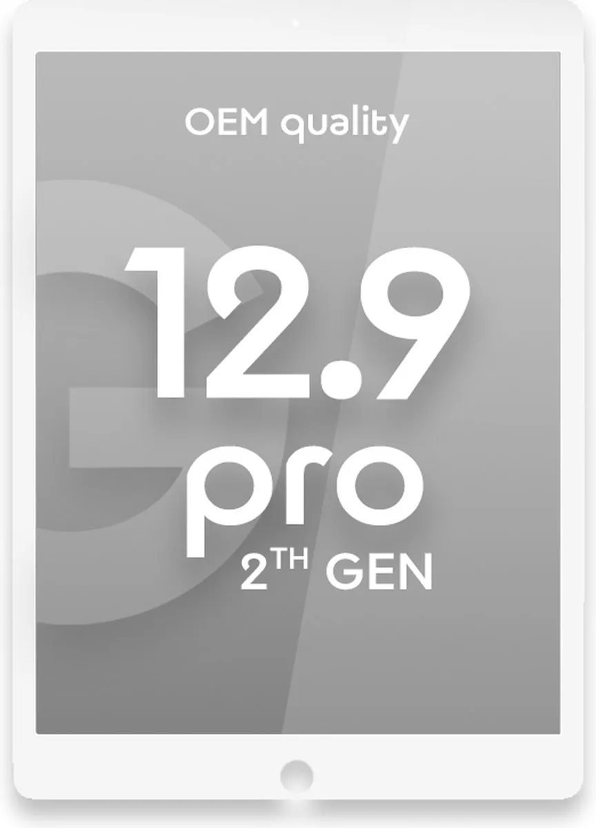 Apple iPad Pro 12.9 2e generatie OLED Scherm