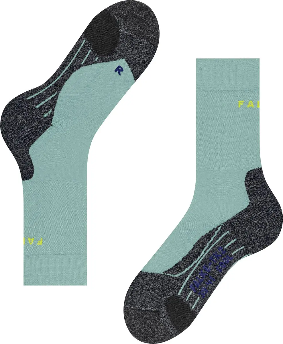 FALKE TK2 Cool anti-blaar dik lyocell functioneel materiaal wandelsokken dames groen - maat 41-42 - afbeelding 5 van 6