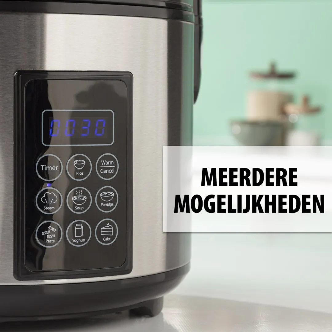 Tristar RK-6138 Rijstkoker Multicooker 900W - 2,2L - 12 Programma's