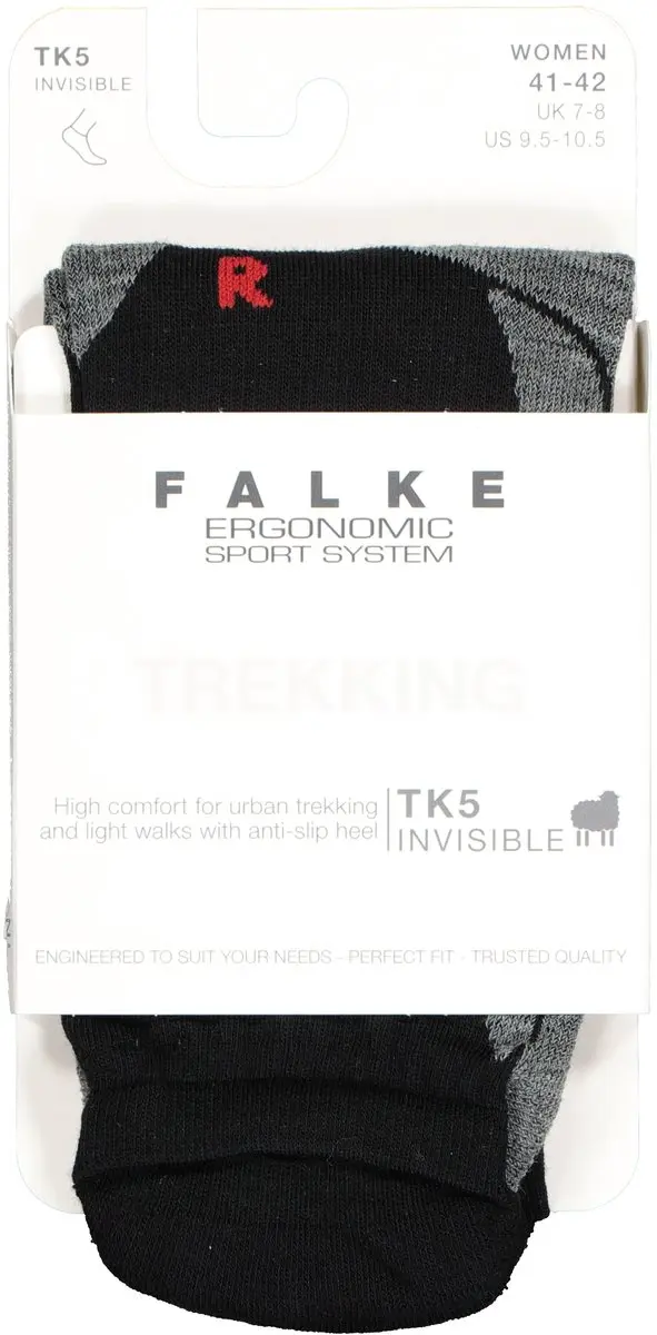 Falke TK5 Invisible Wandelsokken Dames - Zwart - afbeelding 3 van 6