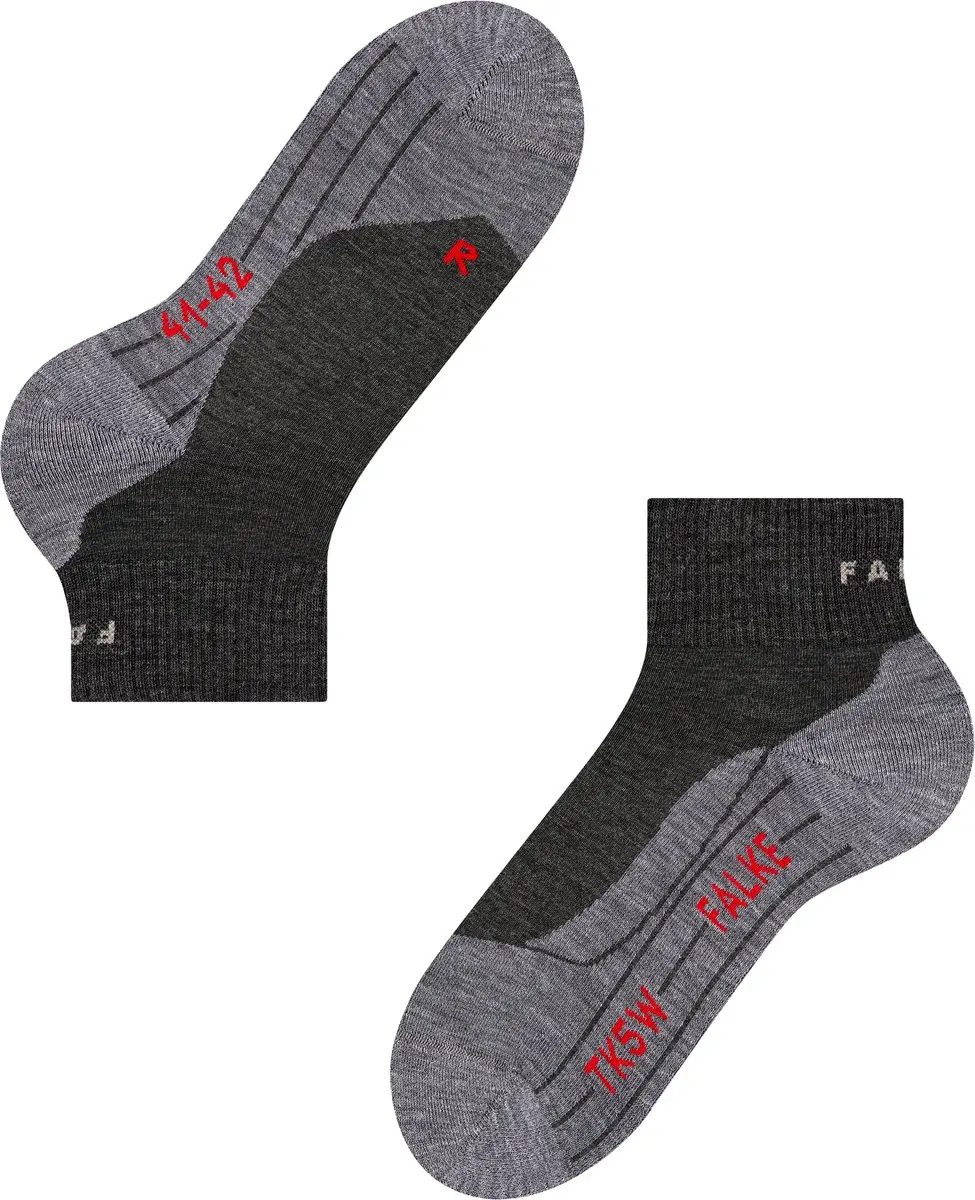 Falke TK5 Short Wandelsokken - Grijs - 41-42 - afbeelding 6 van 6