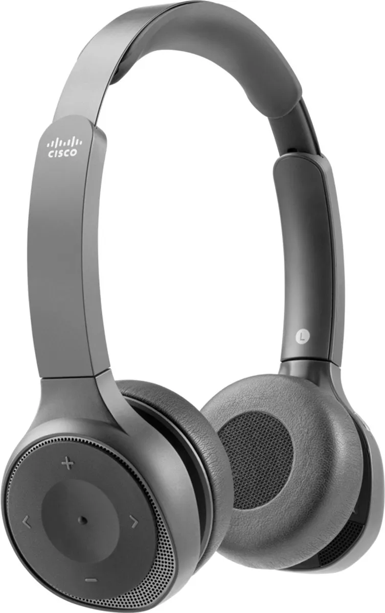 Cisco Headset 730 Hoofdband Bluetooth Zwart