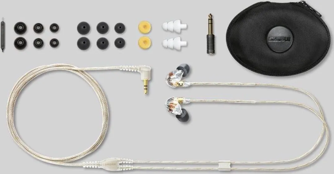 Shure SE425-CL InEar Hoofdtelefoon - Transparant - afbeelding 6 van 6
