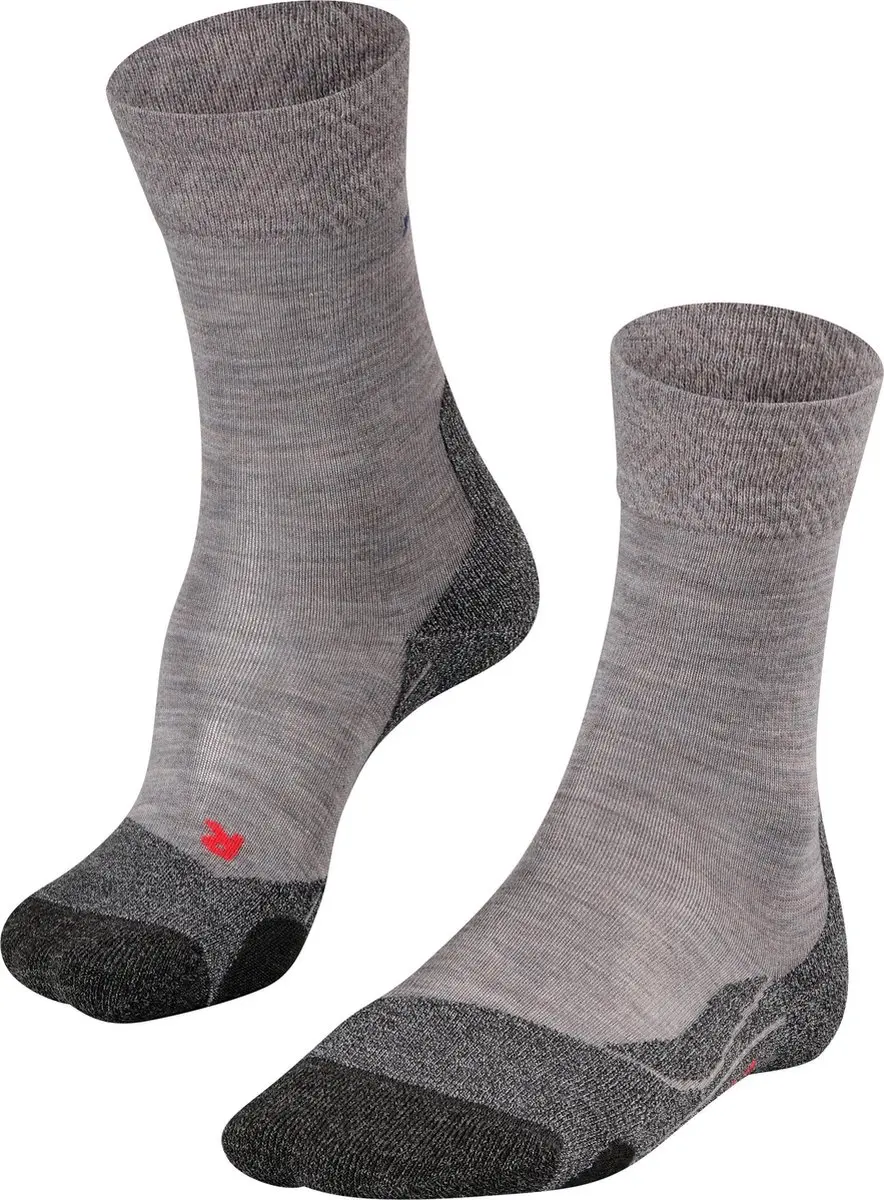 FALKE TK2 Melange anti-blaar dik wol functioneel materiaal wandelsokken dames gr