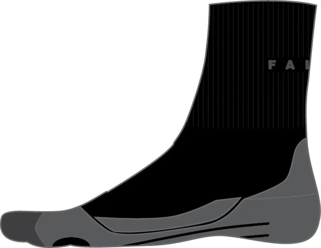 FALKE TK2 Explore Damessokken - Zwart - 35-36 - afbeelding 2 van 6
