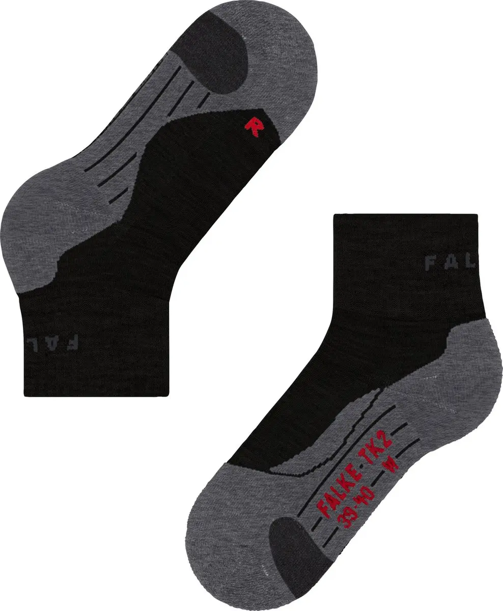 FALKE TK2 Explore Damessokken - Zwart - 35-36 - afbeelding 4 van 6