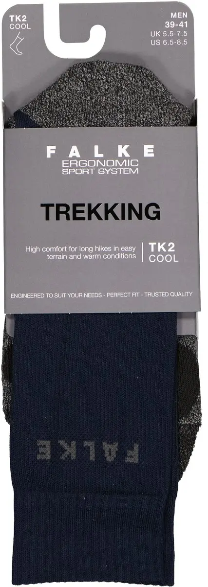 FALKE TK2 Cool Wandelsokken Heren - Anti-blaar - Blauw - 42-43 - afbeelding 3 van 6